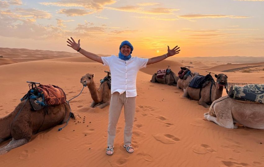 Camelride Experience for the sunset/sunrise